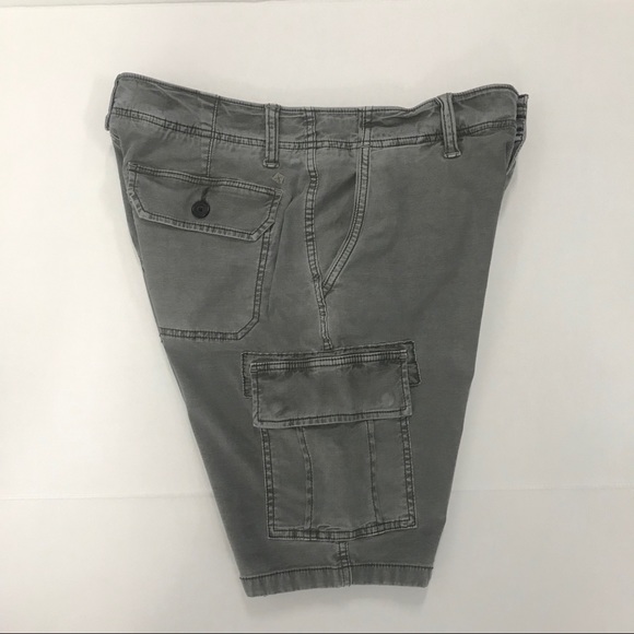 Luck Brand Saturday Stretch Grey Cargo Pants - Picture 3 of 5